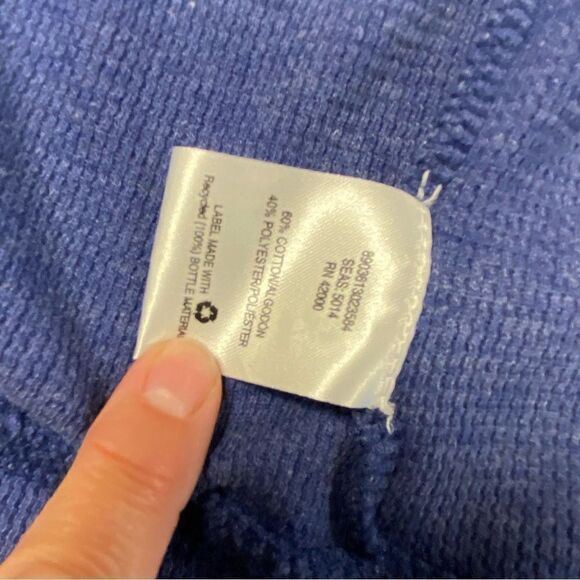 Women's Route 66 Blue Light Cascade Cardigan Thermal Shrug Jacket Top Small S - Picture 3 of 6